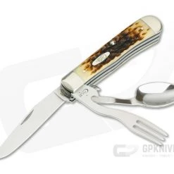 Case Amber Bone Hobo with Spoon