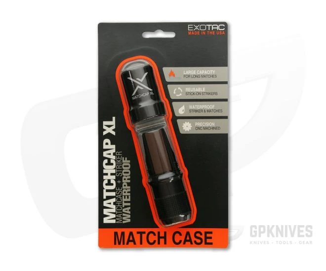 Exotac MatchCap XL Black 4100-BLK - Image 2