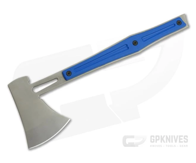 Buck 076 Legacy Kinetic Series Throwing Axe Blue G10 Handles 0076BLS