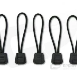 Exotac TinderZip Black Emergency Tinder Zipper Pull 5-Pack 9000-BLK