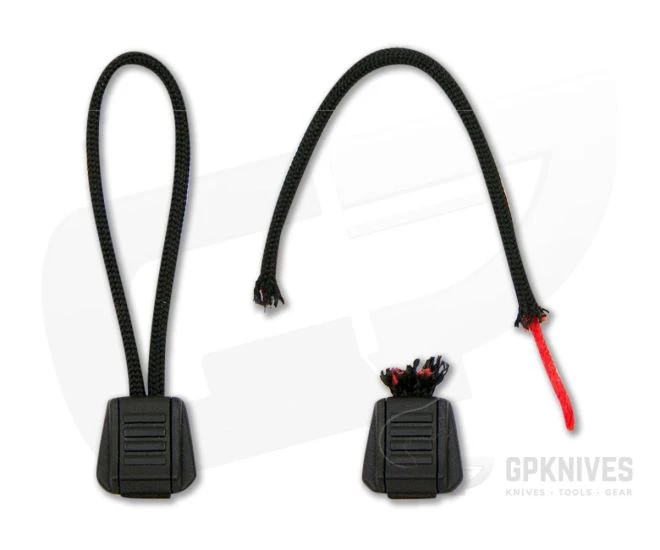 Exotac TinderZip Black Emergency Tinder Zipper Pull 5-Pack 9000-BLK - Image 3