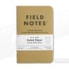 Field Notes Original Kraft Ruled Paper Memo Notebook 3 Pack