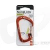 Nite Ize SlideLock Carabiner Aluminum #4 Orange