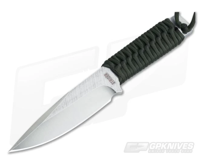 Strider Knives WP 1/4" Thick Hand Ground Spear PSF27 Green Cord #2