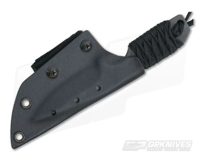 M. Strider Knives WP Hand Ground Spear Point Black ATS-34 Paracord Wrap 055 - Image 2