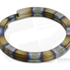 Ti Survival Titanium Split Ring 25mm Flamed Rings