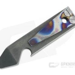 Ti Survival Exo Pry Titanium Pry Bar and Bottle Opener w/ Random Flamed Clip