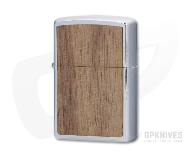 Zippo Windproof Lighter Woodchuck USA Walnut 49039