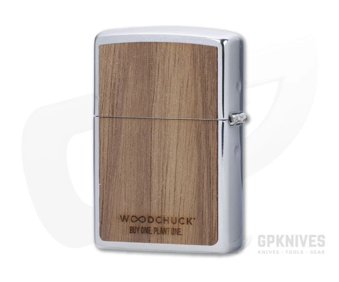 Zippo Windproof Lighter Woodchuck USA Walnut 49039 - Image 2