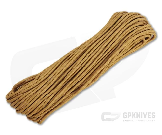 550 Paracord Mustard Yellow 100 Feet