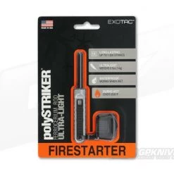 Exotac polySTRIKER Fire Starter Gray/Black 1600-GRY