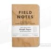 Field Notes Cherry Wood Graph Paper 48-Page Notebook 3 Pack