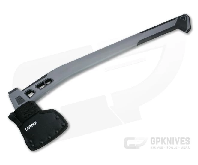 Gerber 26" Bushcraft Axe Grey/Black GFN Camp Axe 31-003773 - Image 2
