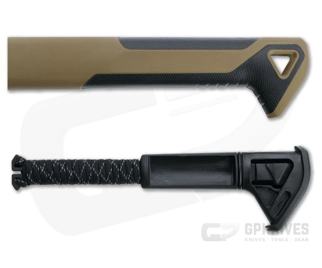 Gerber 15" Bushcraft Hatchet FDE/Black GFN Axe 31-003783 - Image 4