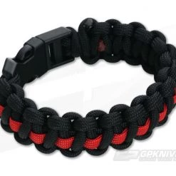 Knotty Boys 550 Paracord Bracelet Fire Rescue Medium
