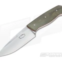 Steven Kelly Ranger 52100 Fixed Blade Green Micarta
