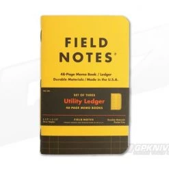 Field Notes Utility Ledger 48-Page Notebook 3 Pack