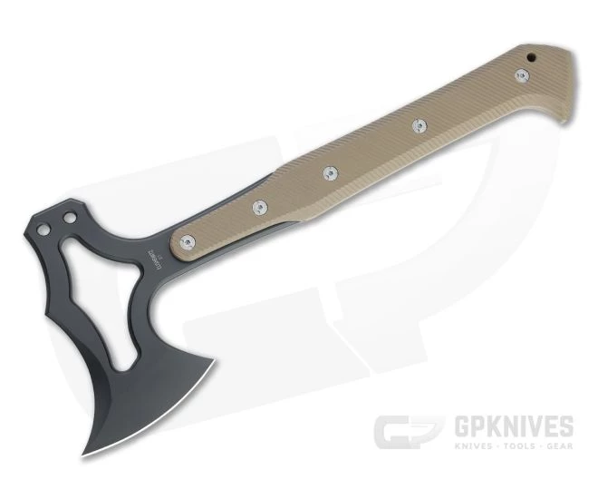 Hogue EX-T01 Black Cerakote S7 Flat Dark Earth G10 Tactical Tomahawk 35777