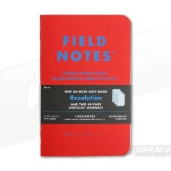 Field Notes Resolution Checklist & Date Books Limited Notebook 3 Pack