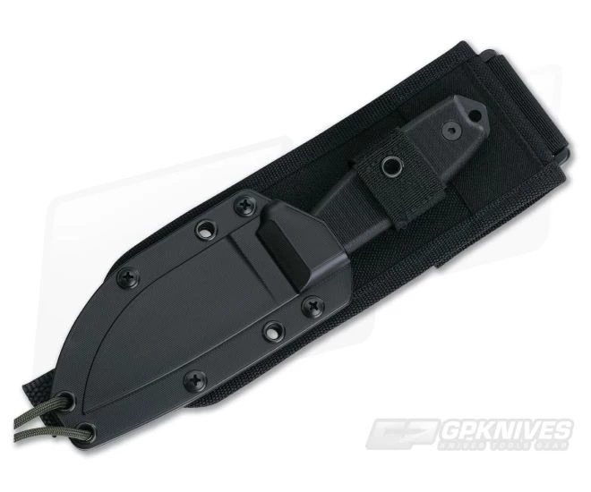 ESEE 3MIL Black Plain Blade Black G10 Black Sheath - Image 2