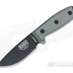ESEE 3P Black Plain Edge Black Sheath