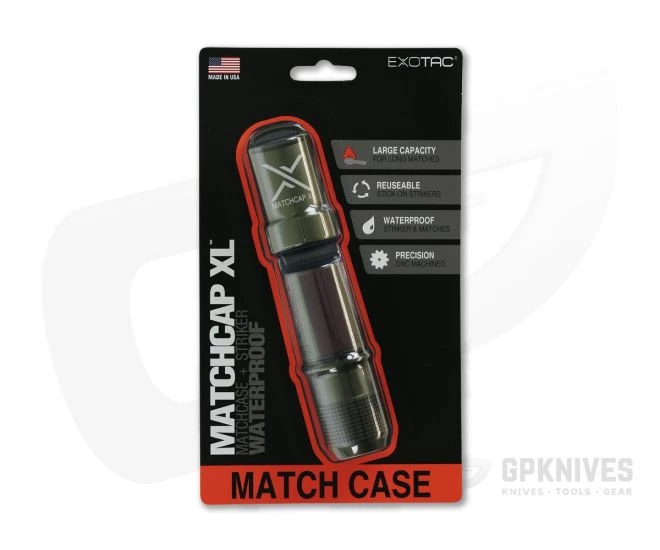 Exotac MatchCap XL Olive Drab 4100-OD - Image 2