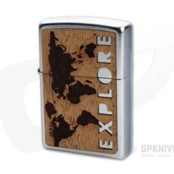 Zippo Windproof Lighter Woodchuck USA Explore Design 49171