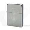 Zippo Windproof Lighter Heart Of Tree Design Black Ice 49687