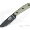 ESEE 4HM-K Black Plain Edge Rounded Handle Kydex Sheath