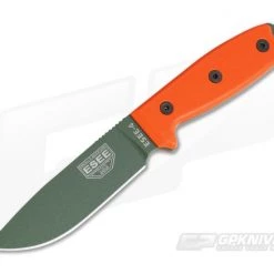 ESEE 4 OD Green Plain Edge Orange G10 Black Sheath