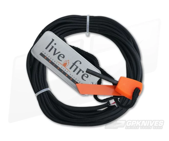 Live Fire Gear Ring O Fire Black FireCord