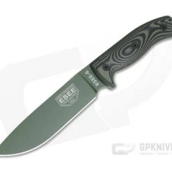 ESEE 6 OD Green Blade 3D OD Green/Black G10 Handles Fixed Blade 6POD-003