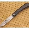 Farm and Field Tool Bullnose Work Knife Black Linen Micarta