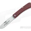 Farm and Field Tool Bullnose Work Knife Burgundy Micarta