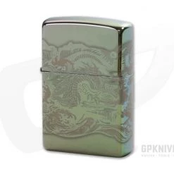 Zippo Lighter Dragon and Tiger 360 Engraved 80877