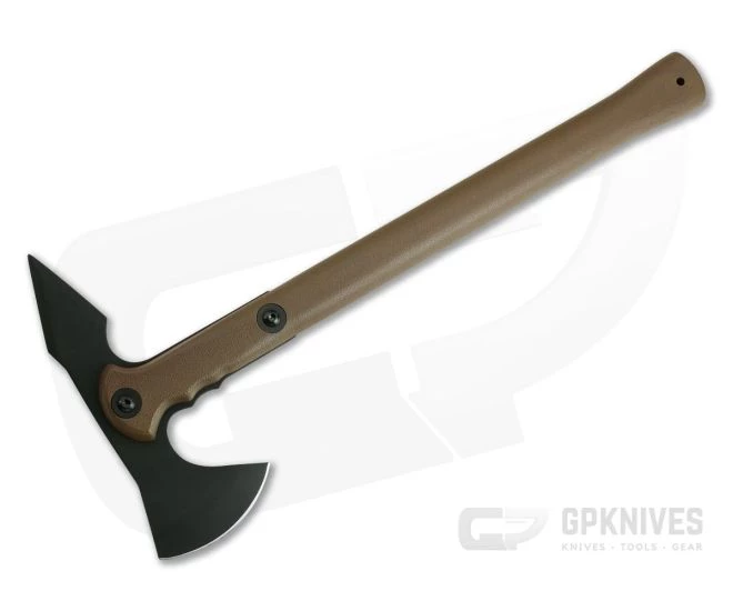 Cold Steel Trench Hawk Drop Forged Axe Flat Dark Earth Brown 90PTHF