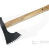 American Tomahawk Model 2 Black 1060 Hickory Wood Tomahawk ATM2-HW