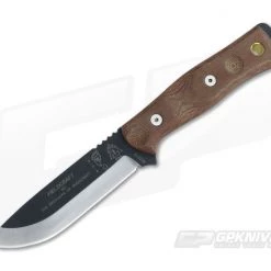 TOPS B.O.B. Fieldcraft Black 1095 Tan Canvas Micarta Fixed Blade Knife BROS01