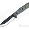TOPS B.O.B. Fieldcraft Knife Black Linen Micarta