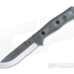 TOPS B.O.B. Fieldcraft Knife Black Micarta Tumble Finish