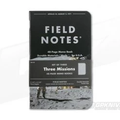 Field Notes Three Missions 48-Page Graph Paper Limited Notebook 3 Pack