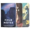 Field Notes National Parks | Yosemite, Acadia, Zion Limited Edition Graph Paper Memo Notebook 3 Pack