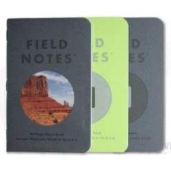 Field Notes Vignette Edition Customizable Graph Paper Memo Notebook 3 Pack FNC-46