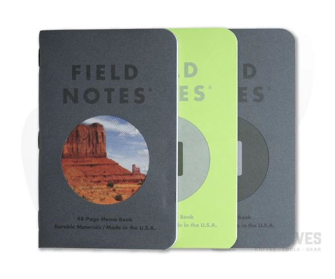 Field Notes Vignette Edition Customizable Graph Paper Memo Notebook 3 Pack FNC-46