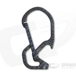 CIVIVI Click Flamed Titanium Carabiner Key Ring Multi Tool CA-01B