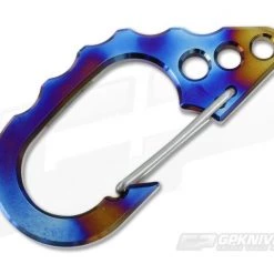 Tuff-Writer D22 Large Key Carabiner Flamed Titanium