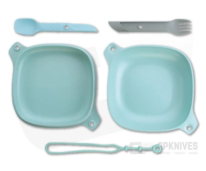 UCO Gear Five Piece Mess Kit Bamboo Elements Robin Egg - Image 2