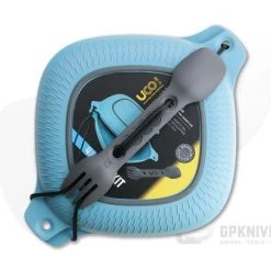 UCO Gear Four Piece Mess Kit Classic Blue and Gray
