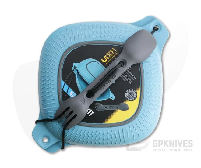 UCO Gear Four Piece Mess Kit Classic Blue and Gray