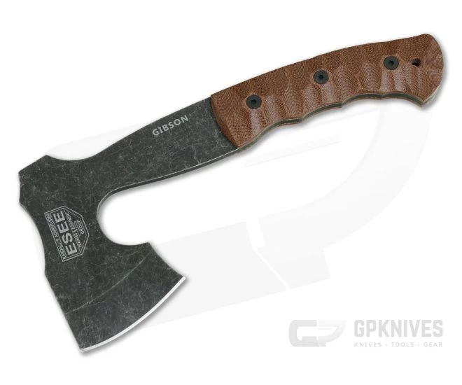 ESEE Gibson Axe Tumbled Black Oxide 1095